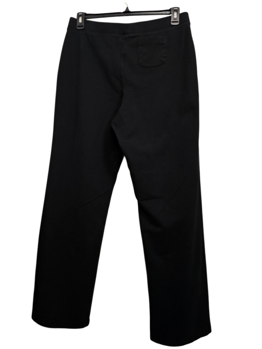 Hanes Black Straight-Leg Lounge Pants - Picture 5 of 8